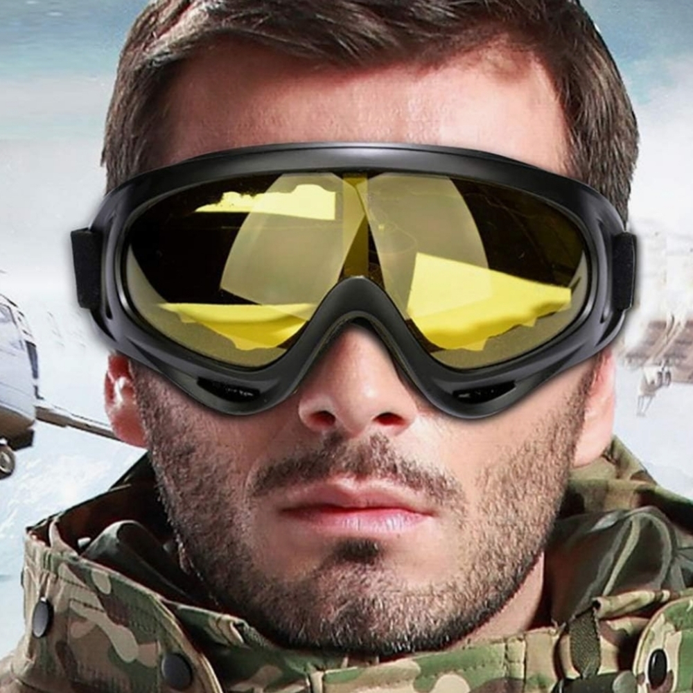 Yellow Ski Goggles Snowboard Goggles Kids Youth Adults Men Women UV Protection
